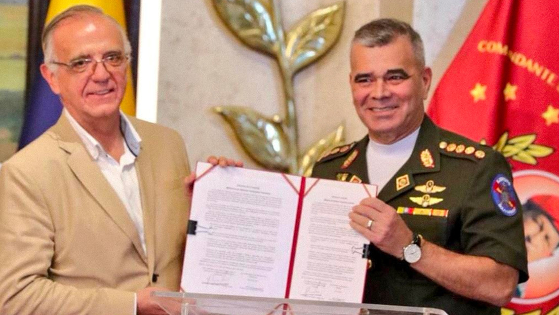 Ministros de Defensa de Colombia y Venezuela firman en Caracas nuevos acuerdos de seguridad
