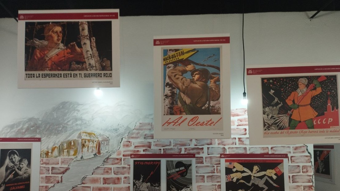 Realizan en México una exposición de carteles soviéticos para conmemorar el Día de la Victoria sobre la Alemania nazi