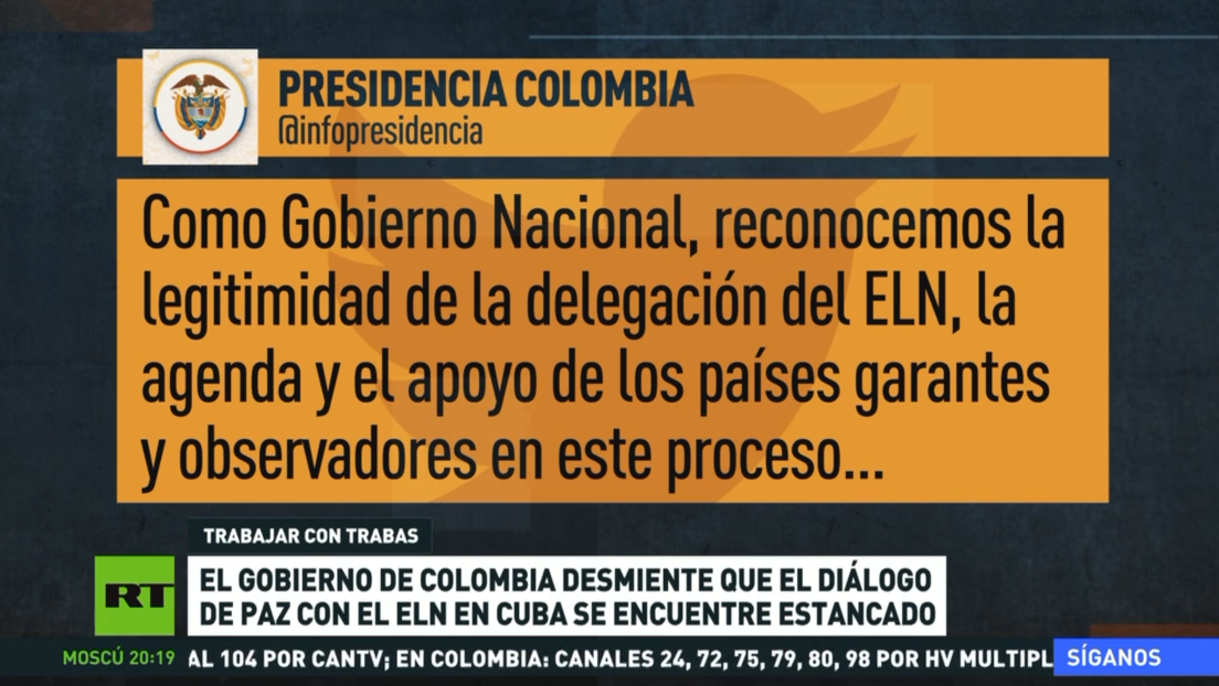 El Gobierno de Colombia desmiente que el diálogo de paz con el ELN en ...