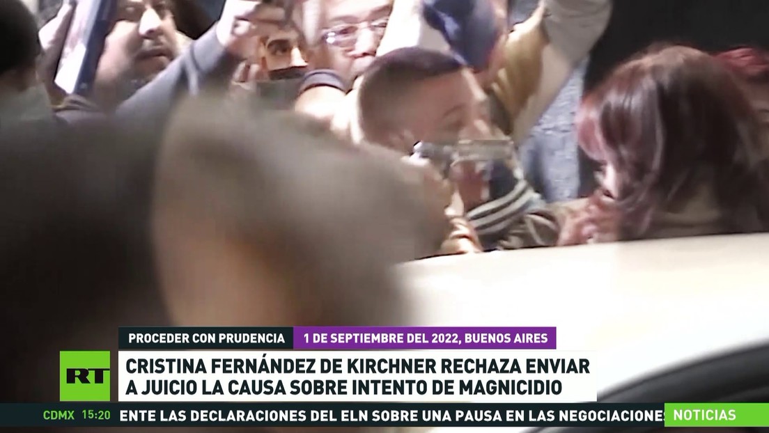 Cristina Fernández de Kirchner rechaza enviar a juicio la causa sobre intento de magnicidio