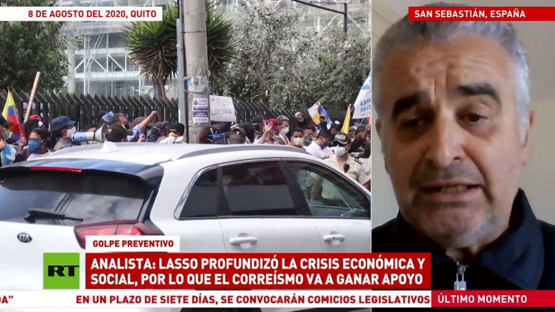 Analista: "Lasso profundizó la crisis económica y social en Ecuador, por lo que el correísmo va a ganar apoyo"