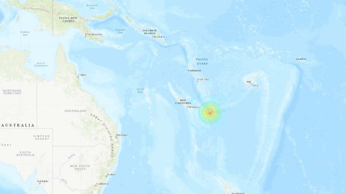 Alerta de tsunami tras un terremoto de magnitud 7,7 frente a la costa de Nueva Caledonia