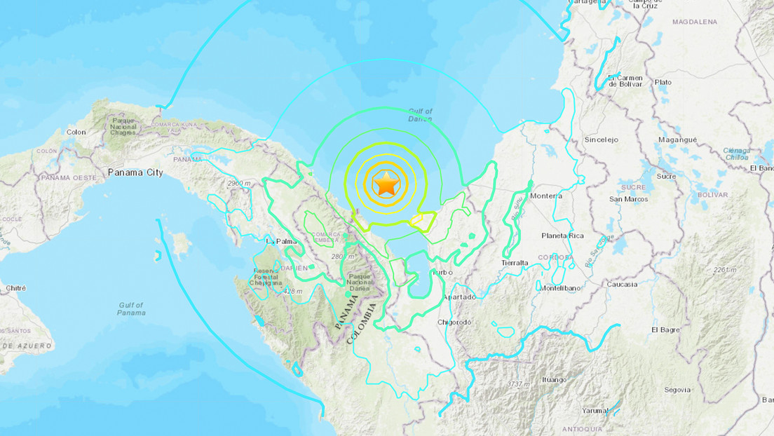 Un terremoto de magnitud 6,6 sacude costas del Caribe entre Panamá y Colombia (VIDEOS)