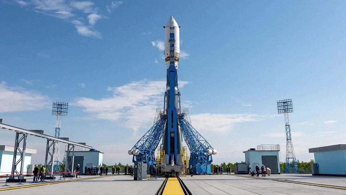 Quedan horas para el lanzamiento del cohete ruso Soyuz-2.1 con un satélite de sondeo a bordo