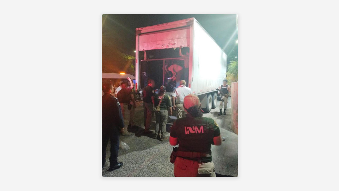 Encuentran a 175 migrantes hacinados en el contenedor de un camión en México (VIDEO, FOTOS)