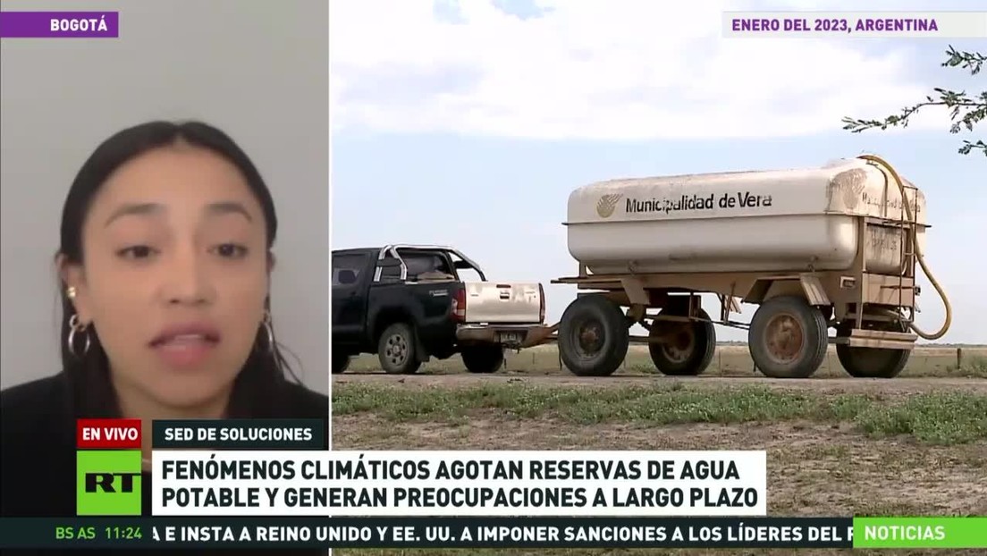 Crisis de agua potable en Uruguay por la sequía