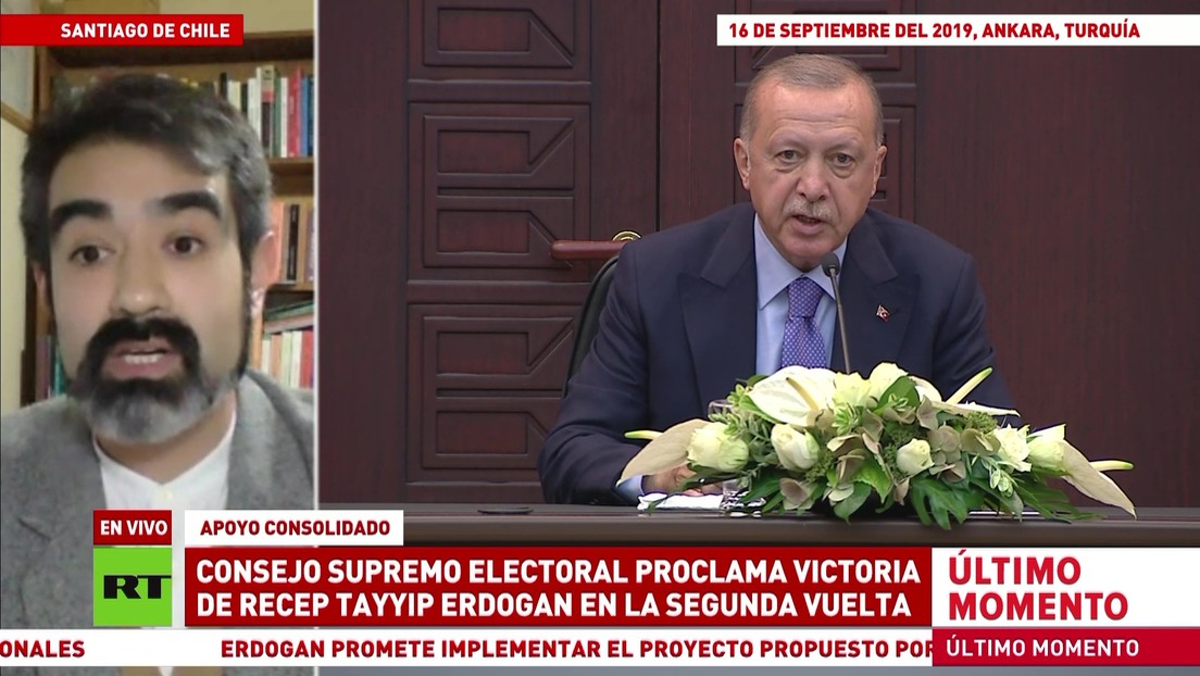 Experto: Erdogan "arrasó en la segunda vuelta" en el norte y centro de Turquía