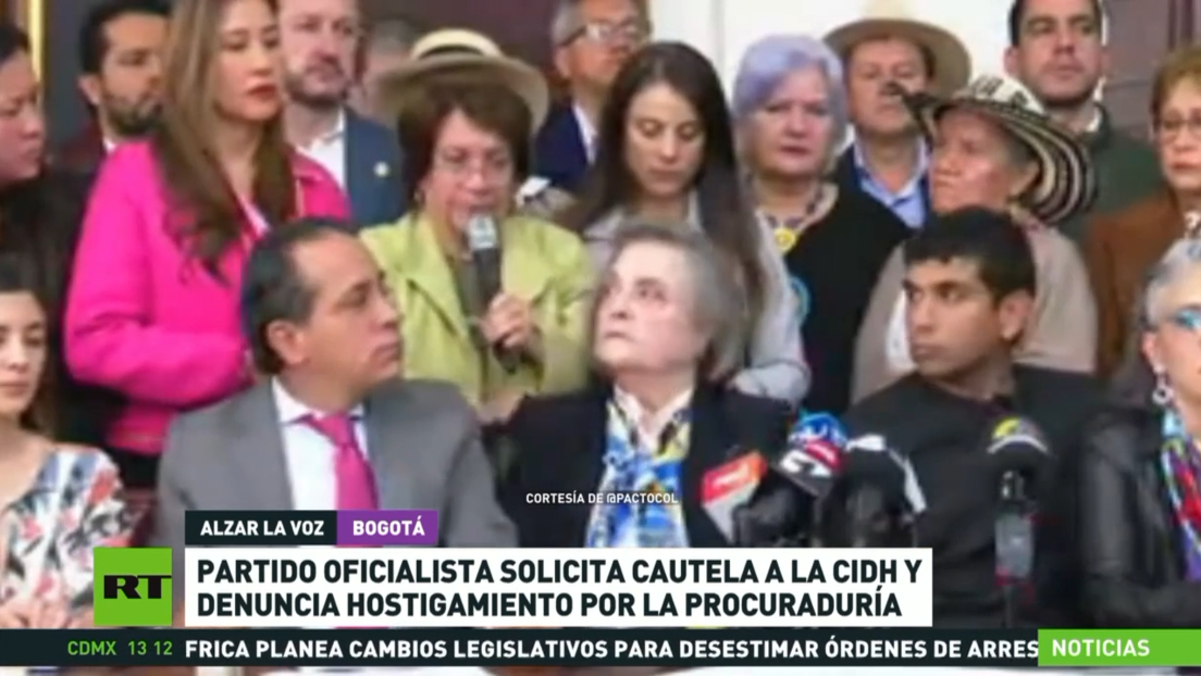 El partido oficialista de Colombia solicita medidas cautelares a la CIDH y denuncia hostigamiento por la Procuraduría