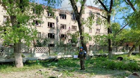 Ucrania bombardea la ciudad de Lugansk con misiles franco-ingleses Storm Shadow