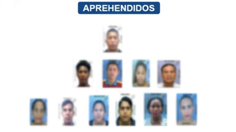 Capturan a 11 miembros de una banda delictiva acusada de extorsión en Ecuador