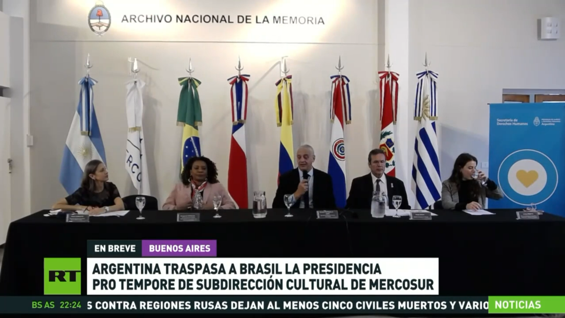 Argentina traspasa a Brasil la presidencia 'pro tempore' de subdirección cultural de Mercosur