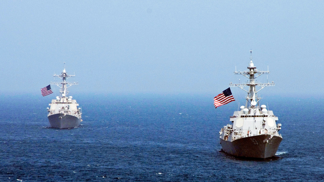 Un buque chino estuvo a punto de colisionar con un destructor estadounidense en el estrecho de Taiwán