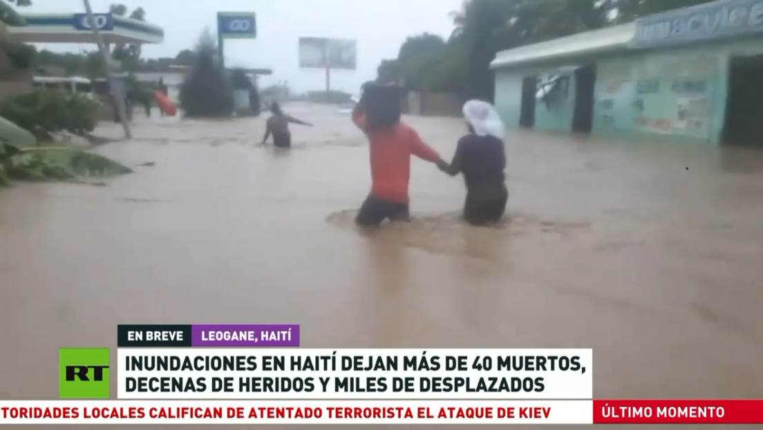 Inundaciones en Haití dejan más de 40 muertos y decenas de heridos