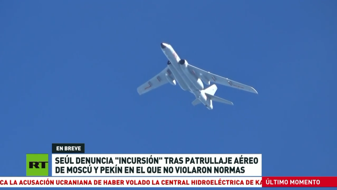 Seúl denuncia una "incursión" tras un patrullaje aéreo ruso-chino que no violó las normas internacionales