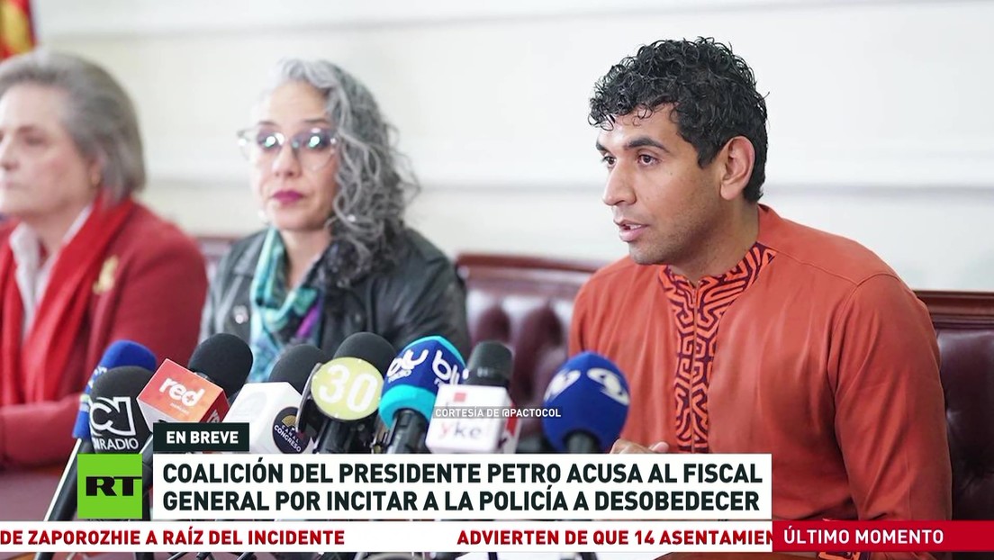 Pacto Histórico acusa al fiscal general de Colombia de incitar a la Policía a desobedecer
