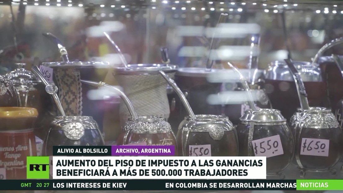 Aumento del piso de impuesto a las ganancias en Argentina beneficiará a más de 500.00 trabajadores