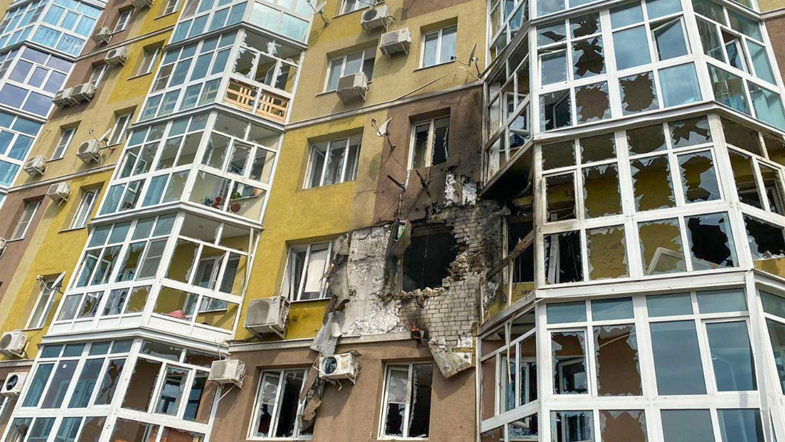 Un dron explota al impactar en un edificio residencial en la ciudad rusa de Vorónezh (VIDEOS, FOTOS)