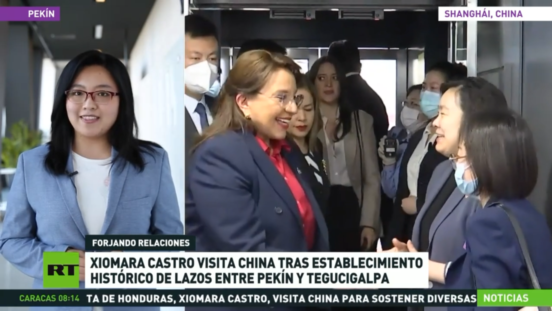 Presidenta de Honduras visita China tras establecimiento de lazos bilaterales