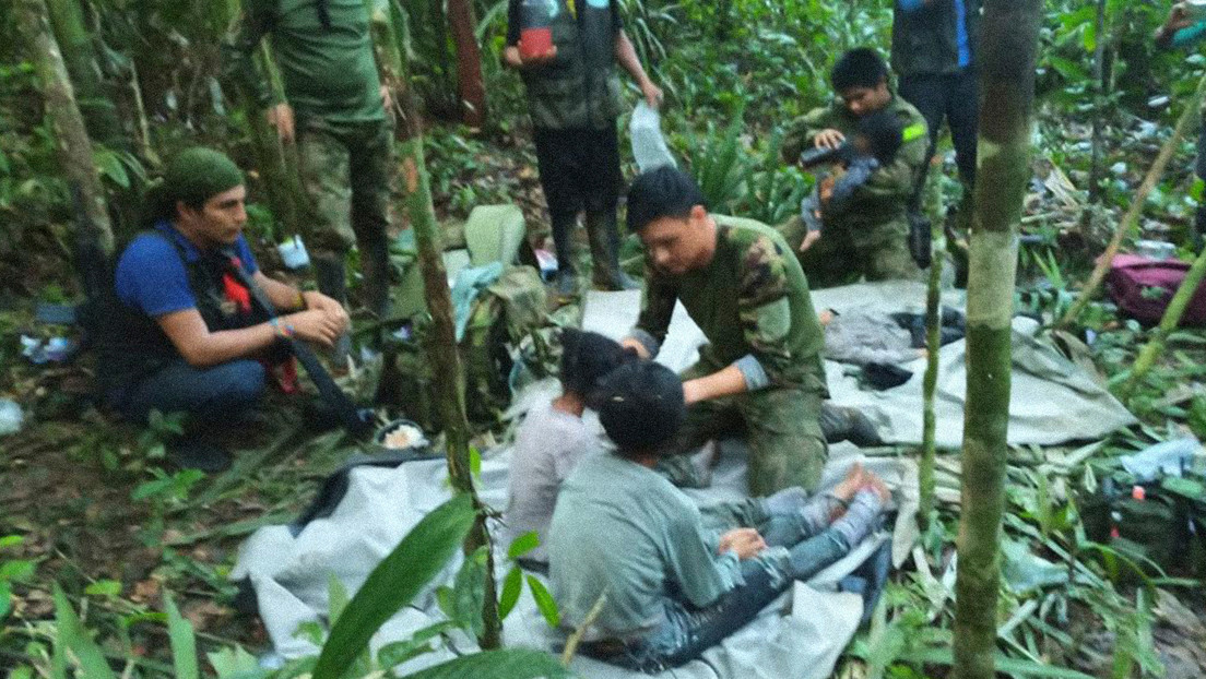 Los niños rescatados en la selva colombiana habían estado huyendo de los grupos armados