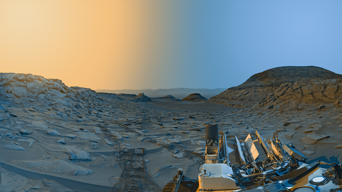 El róver Curiosity manda una hermosa 'postal' desde Marte