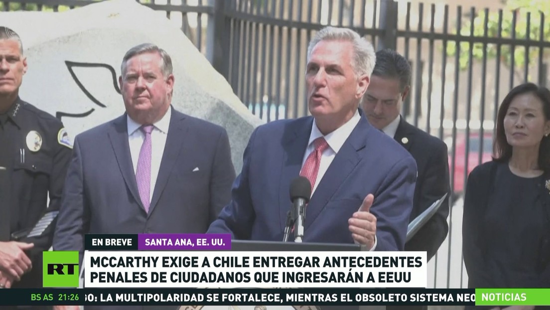 Presidente de la Cámara de Representantes de EE.UU. exige suspensión de exención de visados a Chile