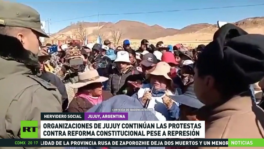 Organizaciones de Jujuy continúan con las protestas contra reforma constitucional pese a la represión