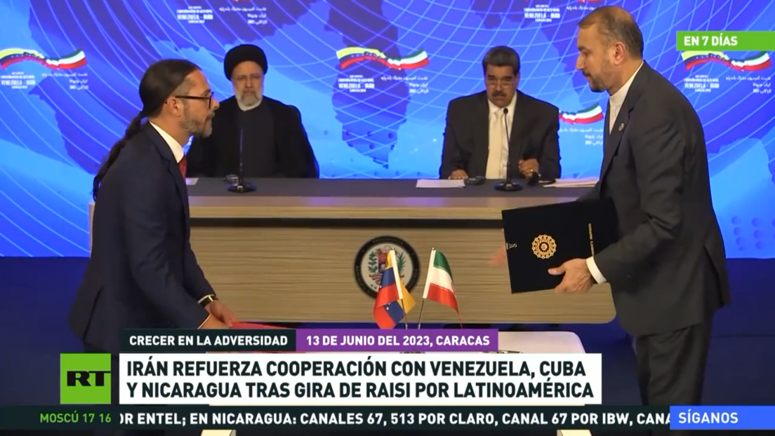 Irán refuerza la cooperación con Venezuela, Cuba y Nicaragua tras la gira de Raisi por Latinoamérica