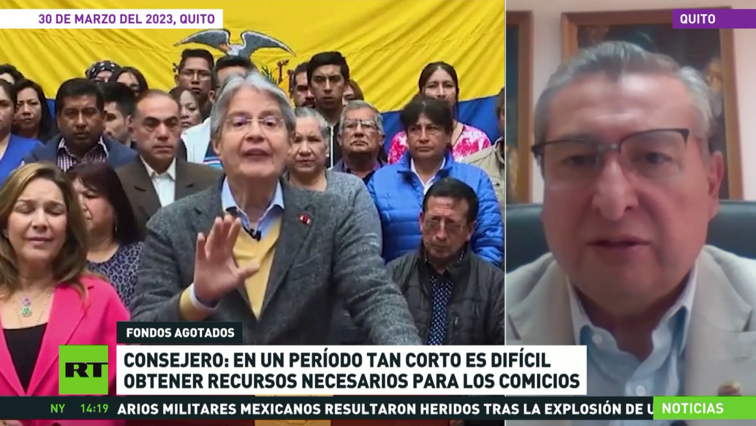 Consejero electoral: Es difícil obtener en tan poco tiempo los recursos necesarios para los comicios en Ecuador