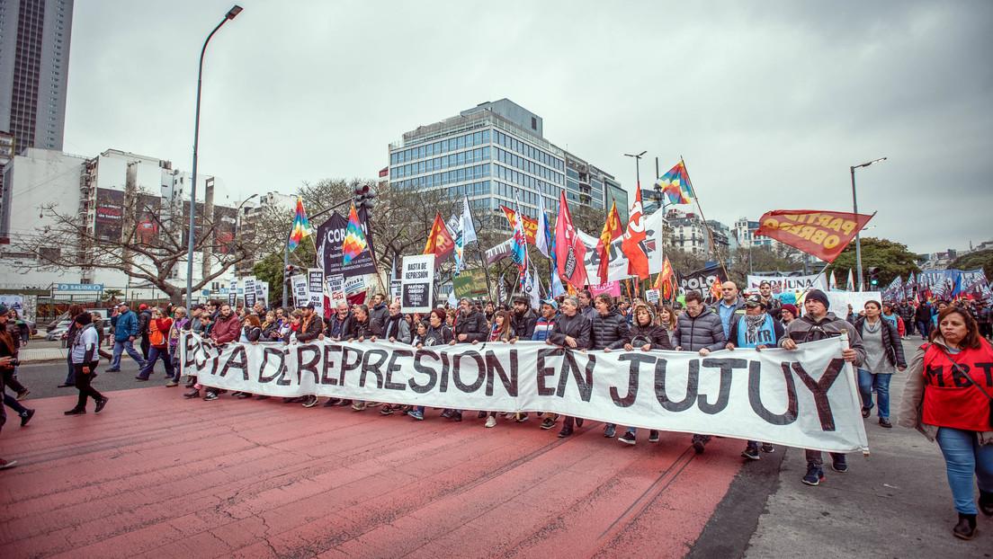 Las protestas en la provincia argentina de Jujuy se trasladan a Buenos Aires con marchas y bloqueos