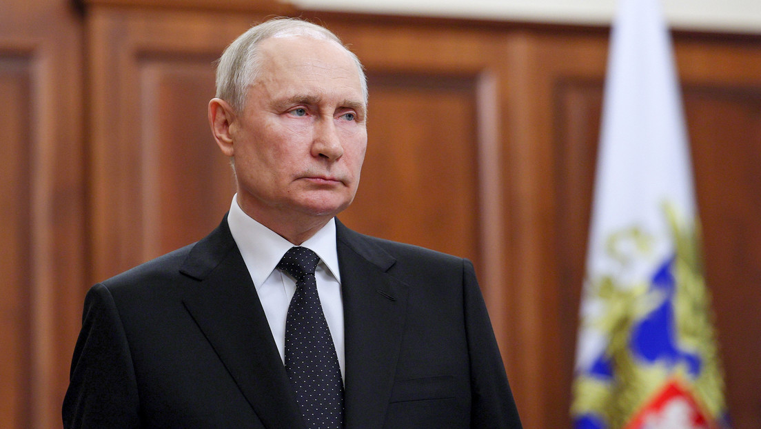 Putin: Cualquier revuelta es "una amenaza mortal", nuestras acciones serán "contundentes"