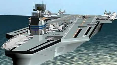 Presentan en China un concepto de superbarco de guerra al estilo de Star Wars capaz de sustituir una flota
