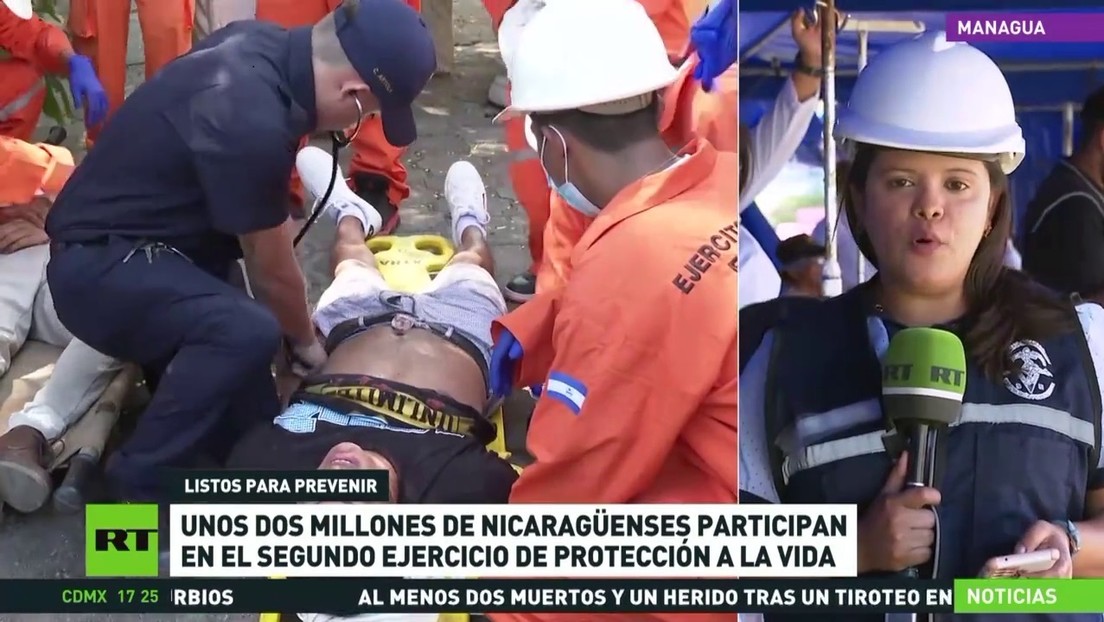 Unos dos millones de nicaragüenses participan en el segundo ejercicio de protección a la vida