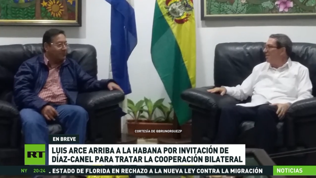 Luis Arce arriba a La Habana por invitación de Díaz-Canel para tratar la cooperación bilateral