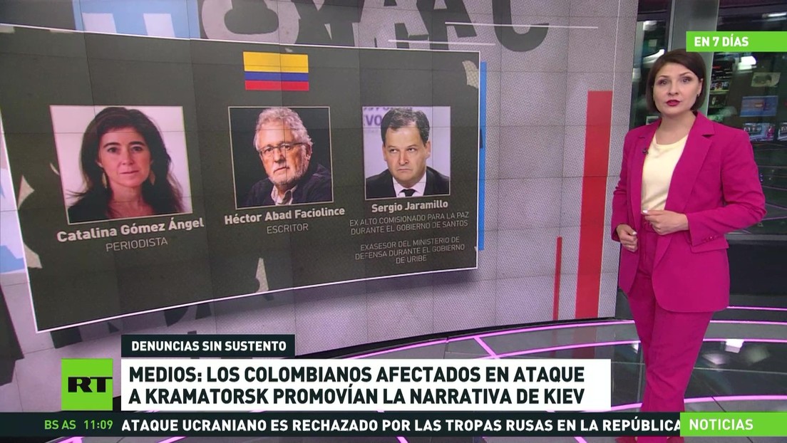 Rusia rechaza acusaciones de Bogotá sobre tres colombianos afectados en un ataque a Kramatorsk