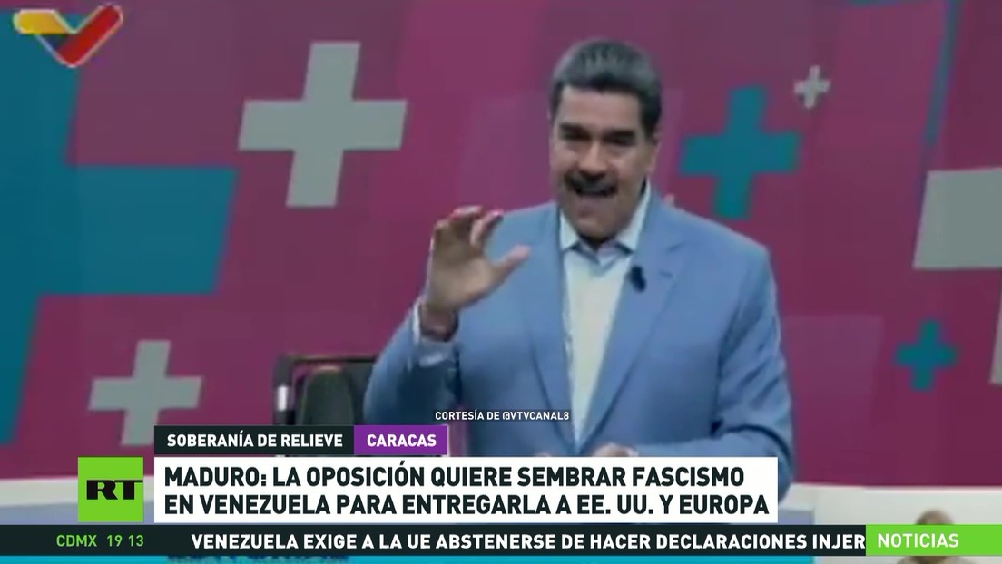 Maduro acusa a la oposición de querer sembrar el fascismo en Venezuela para entregarla a EE.UU.