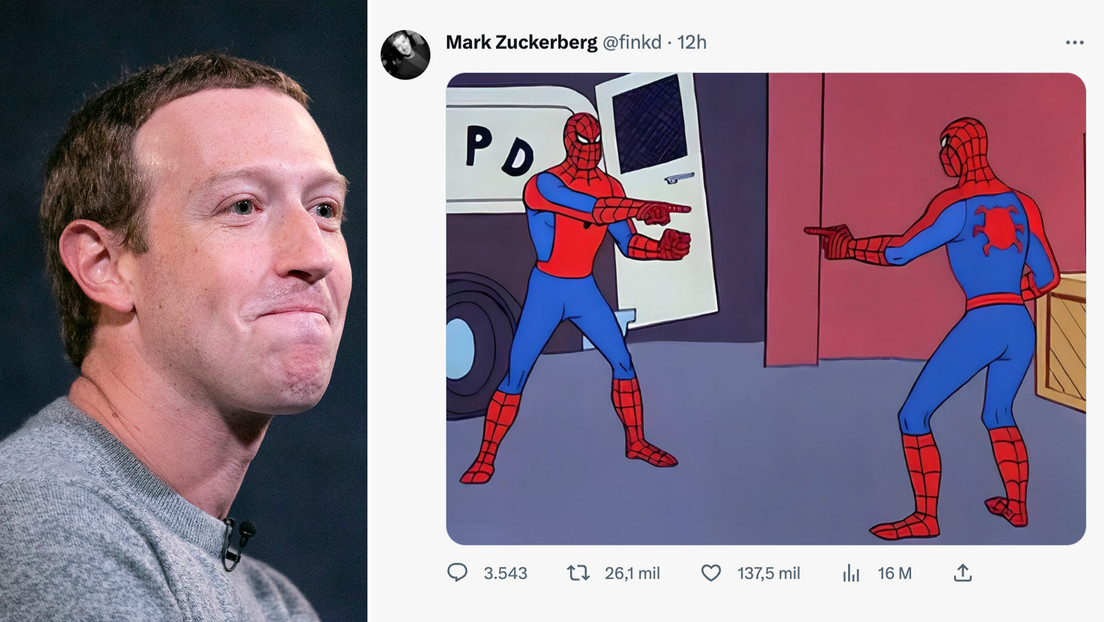 Zuckerberg publica en Twitter por primera vez desde 2012 para burlarse de Musk en el lanzamiento de Threads