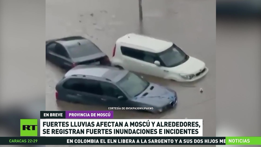 Fuertes Lluvias En Moscú Y Alrededores Provocan Inundaciones - RT