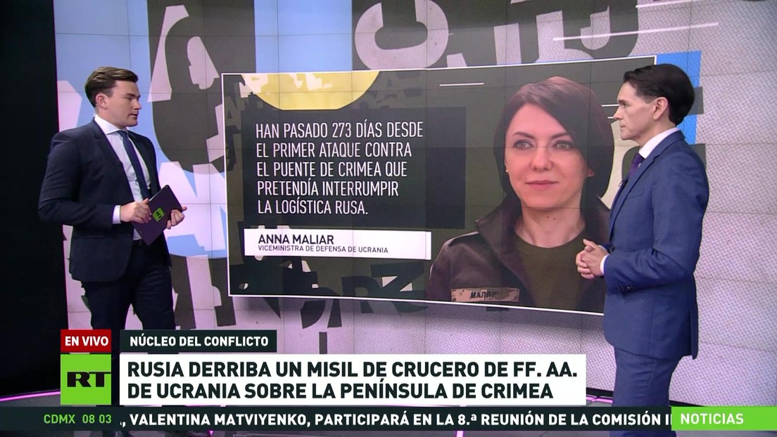 Rusia derriba un misil de crucero ucraniano sobre la península de Crimea