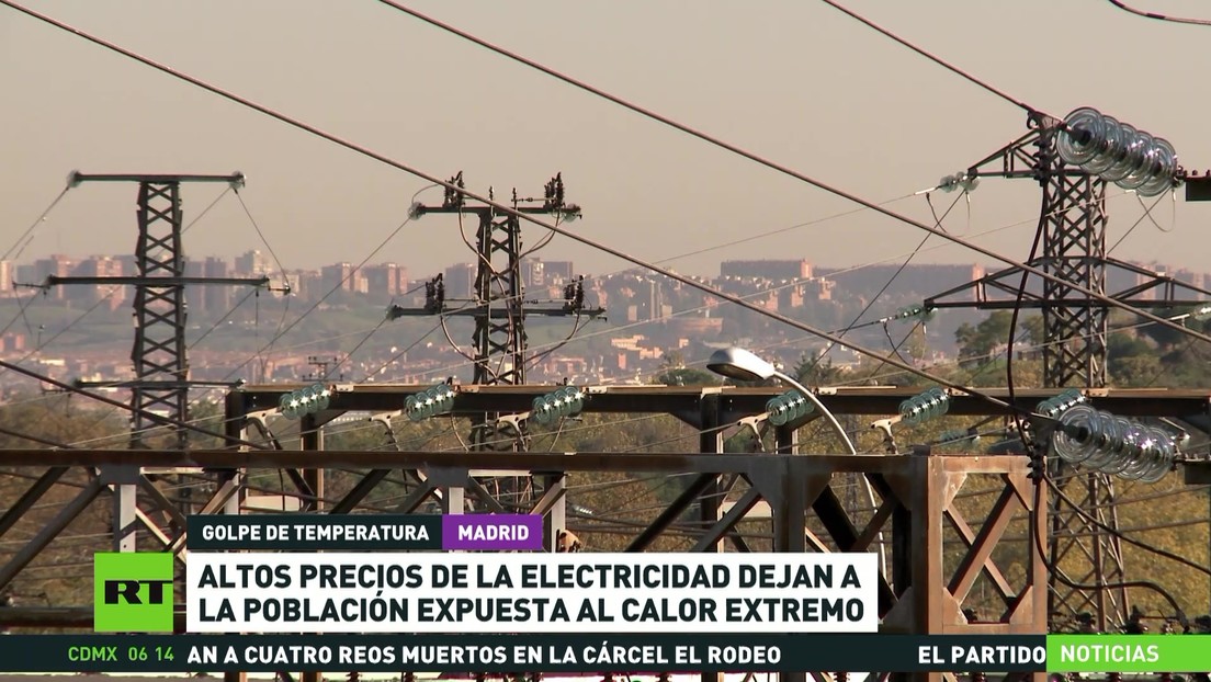 Altos precios de la electricidad dejan a la población de España expuesta al calor extremo