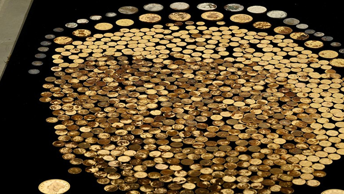 Un estadounidense halla un tesoro de más de 700 monedas escondido durante la Guerra Civil