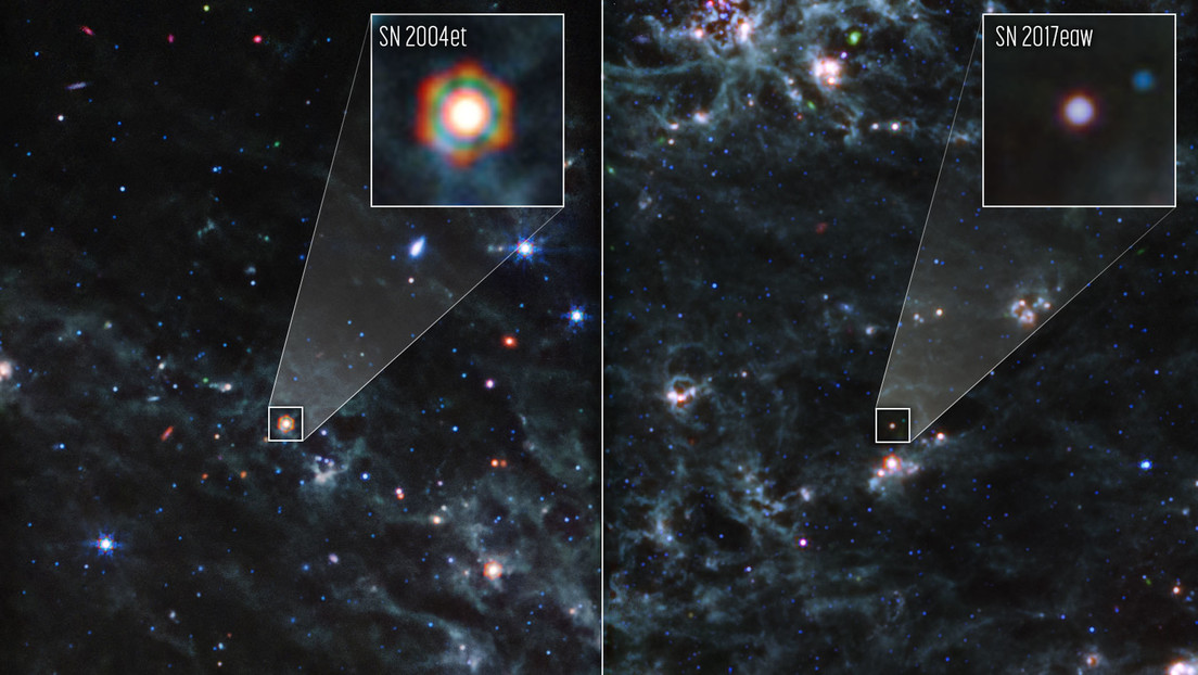 Nuevo hito del James Webb: permite descubrir más de 5.000 masas terrestres de polvo en una supernova