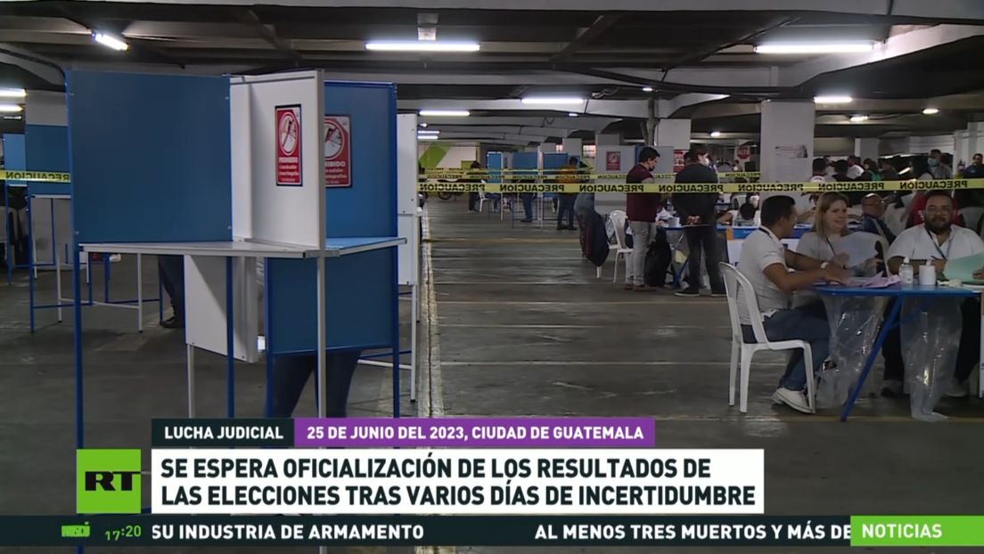 Se espera la oficialización de los resultados electorales en Guatemala