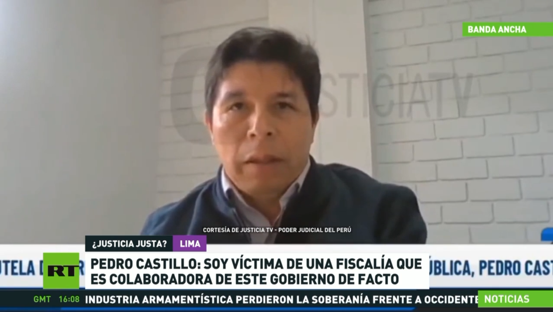 Pedro Castillo denuncia que la Fiscalía no respeta sus derechos de manera pertinente