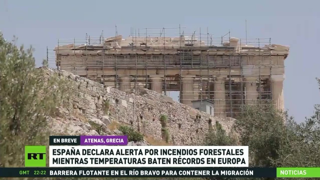 España declara alerta por incendios forestales mientras temperaturas baten récords en Europa
