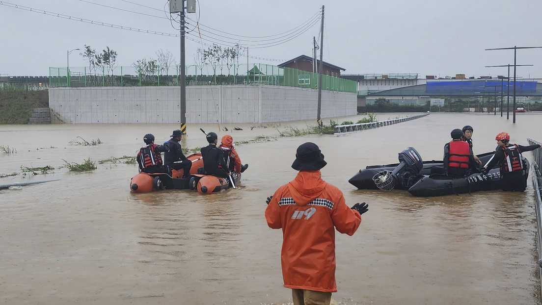 40 muertos y 9 desaparecidos: fuertes inundaciones golpean a Corea del Sur (FOTOS, VIDEO)