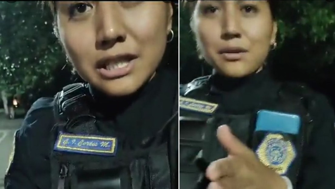 Captan ebria a una agente de policía encargada de realizar controles de alcoholemia (VIDEO)