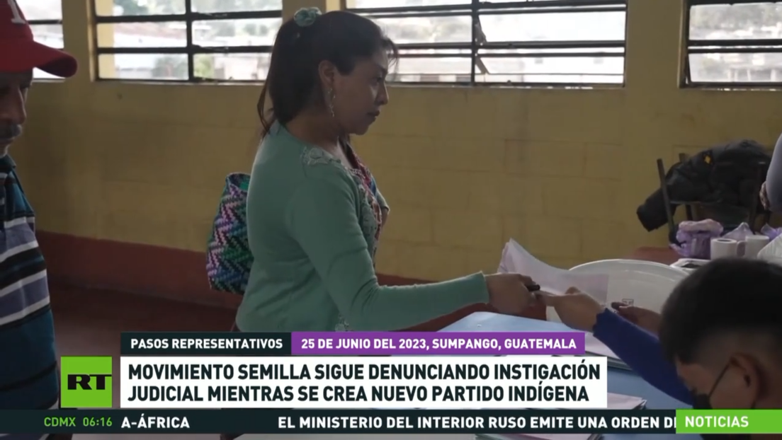 Movimiento Semilla sigue denunciando instigación judicial en Guatemala mientras se crea nuevo partido indígena