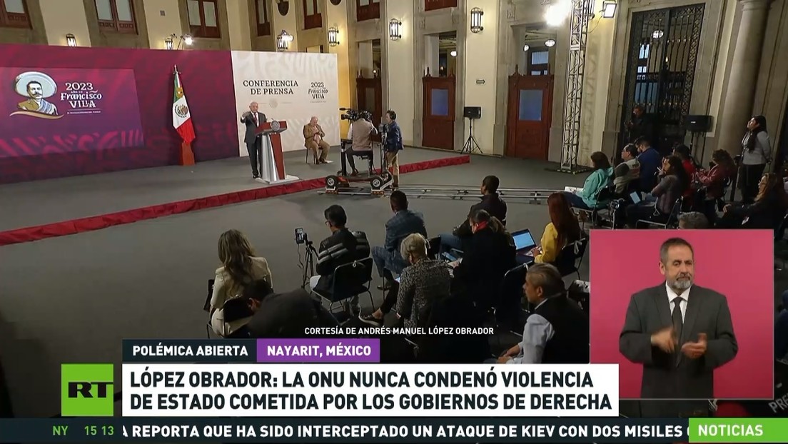 López Obrador: La ONU nunca condenó la violencia de Estado de los gobiernos de derecha