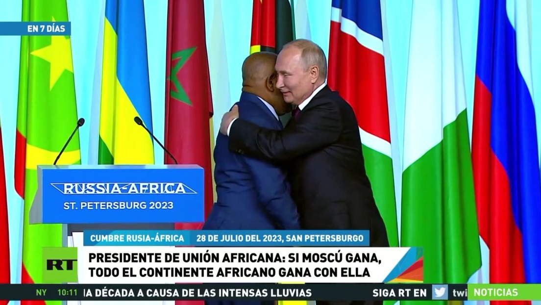 La mayoría de naciones africanas participó en la Cumbre Rusia-África, pese a la presión de Occidente