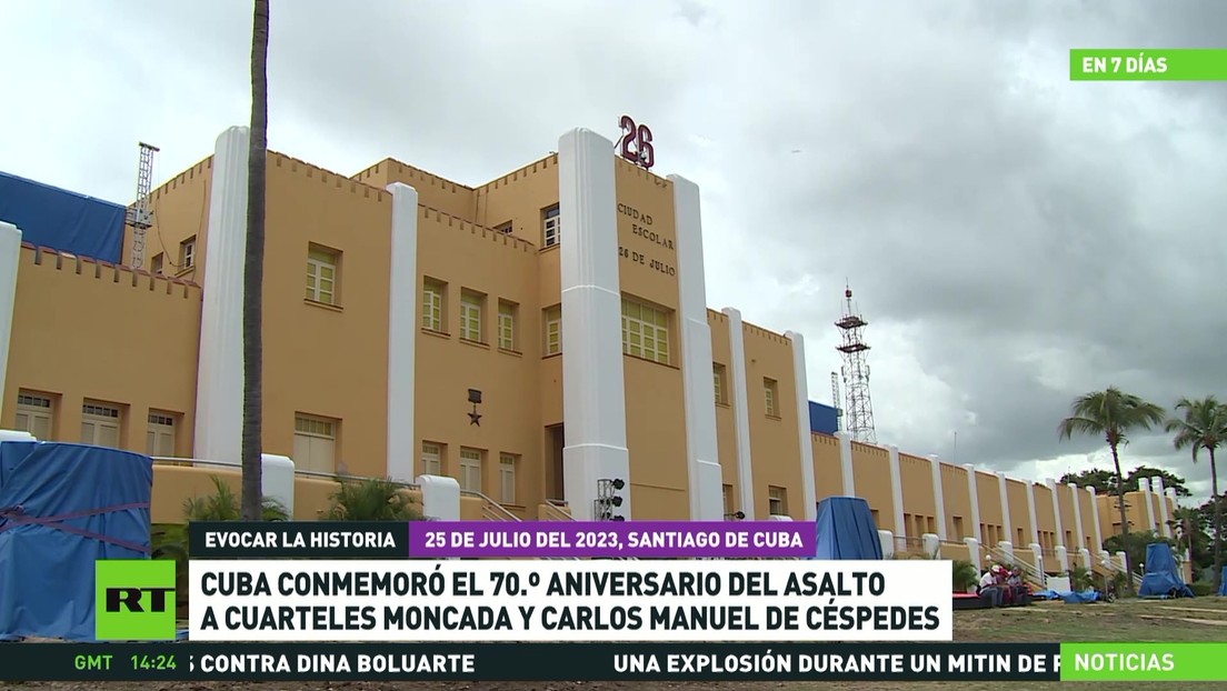 Cuba conmemoró el 70.° aniversario del asalto a los cuarteles Moncada y Carlos Manuel de Céspedes